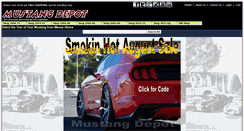 Desktop Screenshot of mustangdepot.com